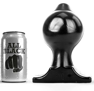 Buttplug All Black in PVC Morbido e Flessibile – Vari Misure Sicurezza